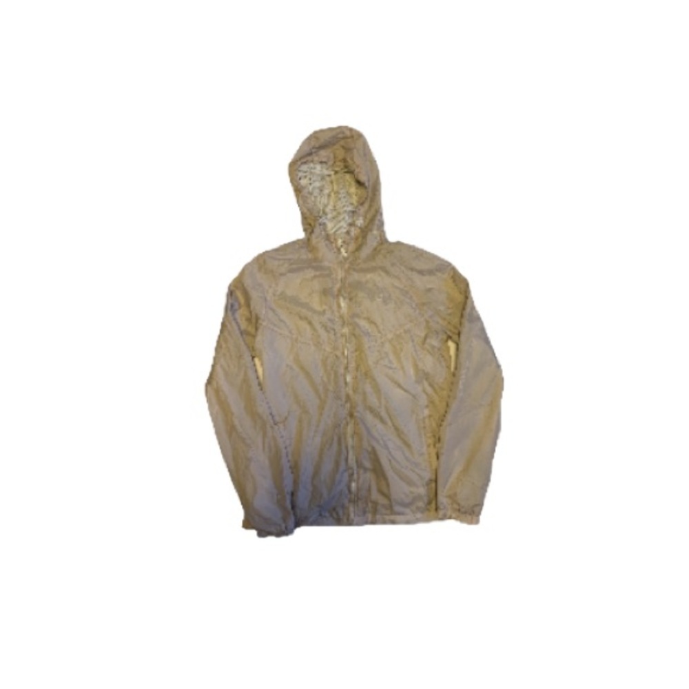 Vans Tan Zip Up Windbreaker with Hood - Women’s Size Small